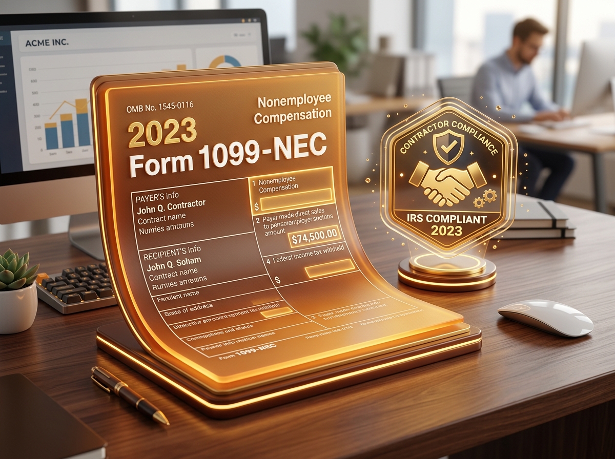 Form 1099-NEC Contractor Filing
