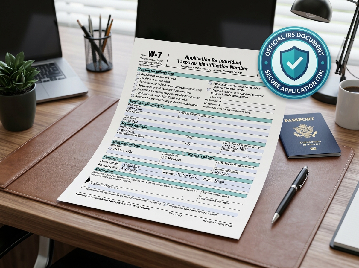 Form ITIN (IRS Form W-7)