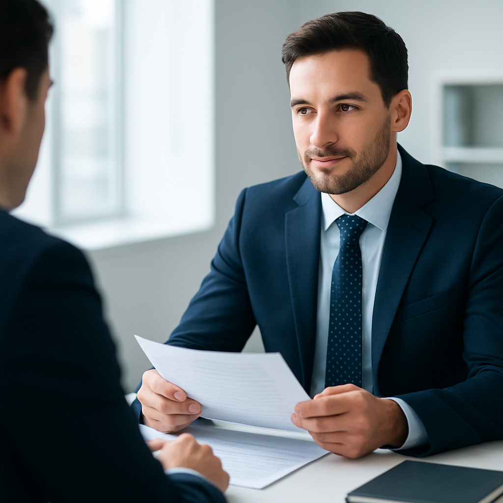 Ananya Tax Co. advisor reviewing financial documents with a client