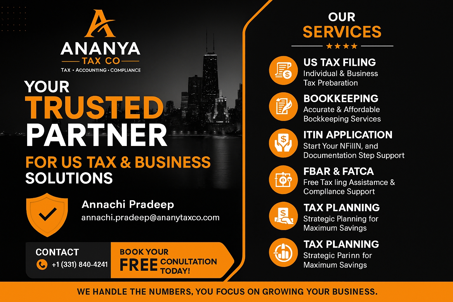 Ananya Tax Co - Official Services Overview